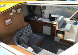 Interior image of boat